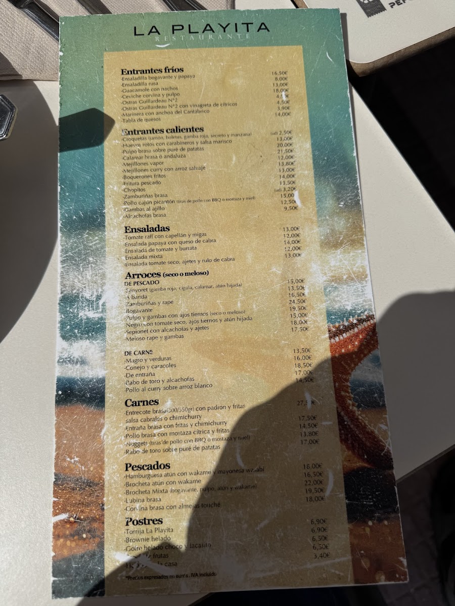 Restaurante La Playita Menu - Image 2