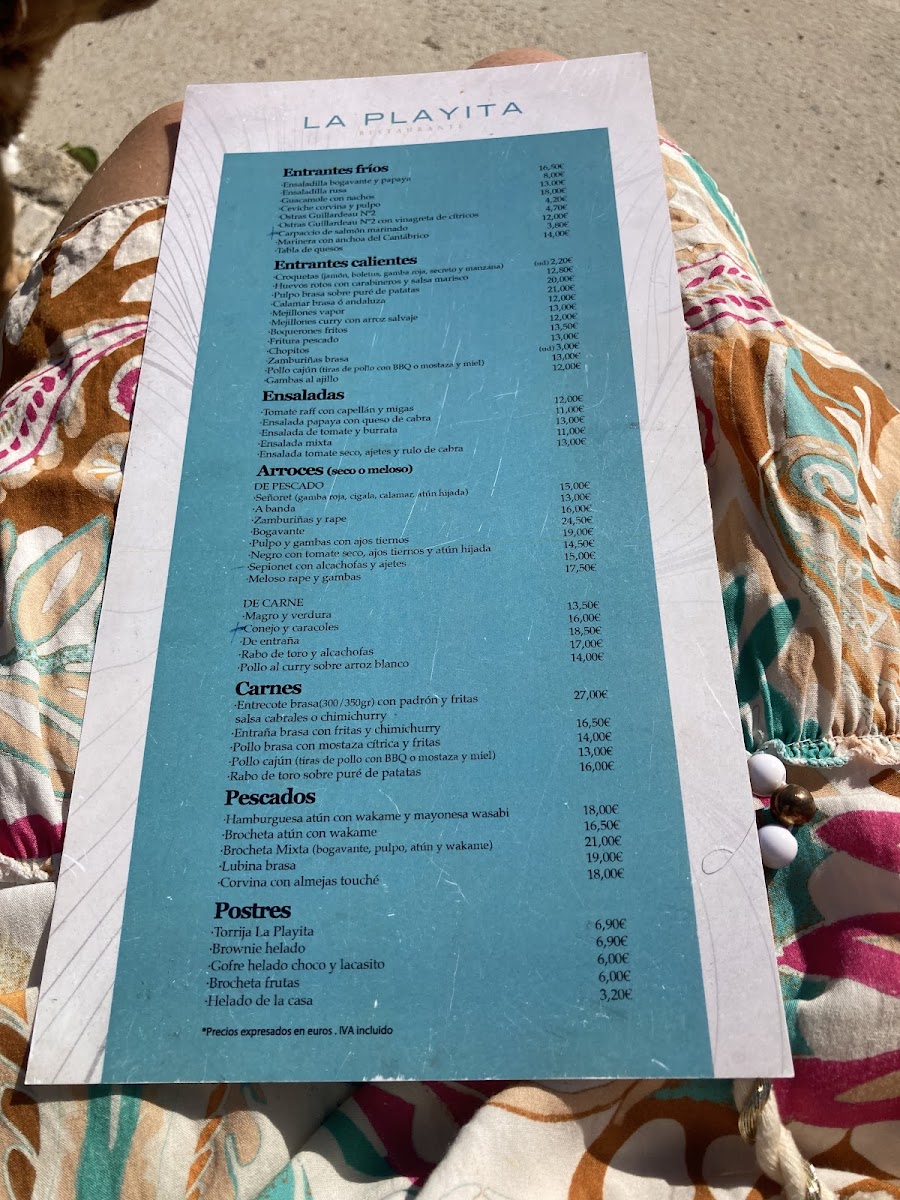 Restaurante La Playita Menu - Image 3