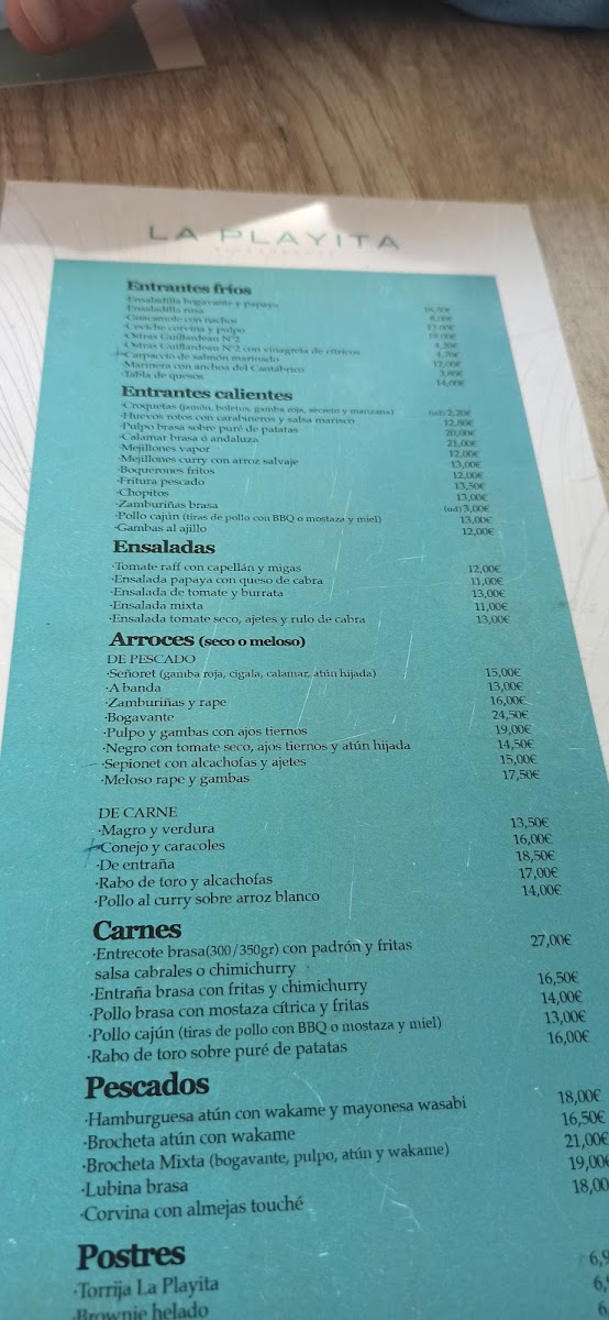 Restaurante La Playita Menu - Image 6